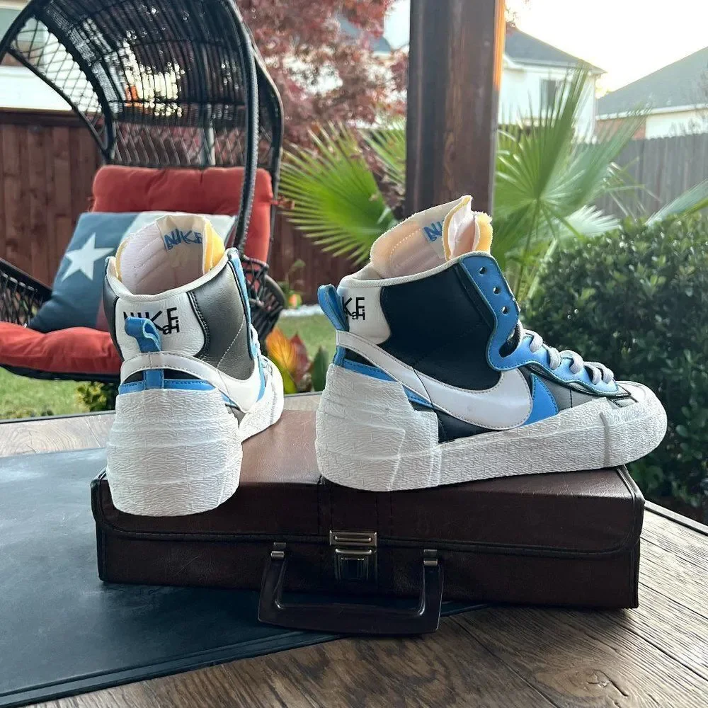 Sacai x Nike Blazer Mid 'Black Blue' (2019)